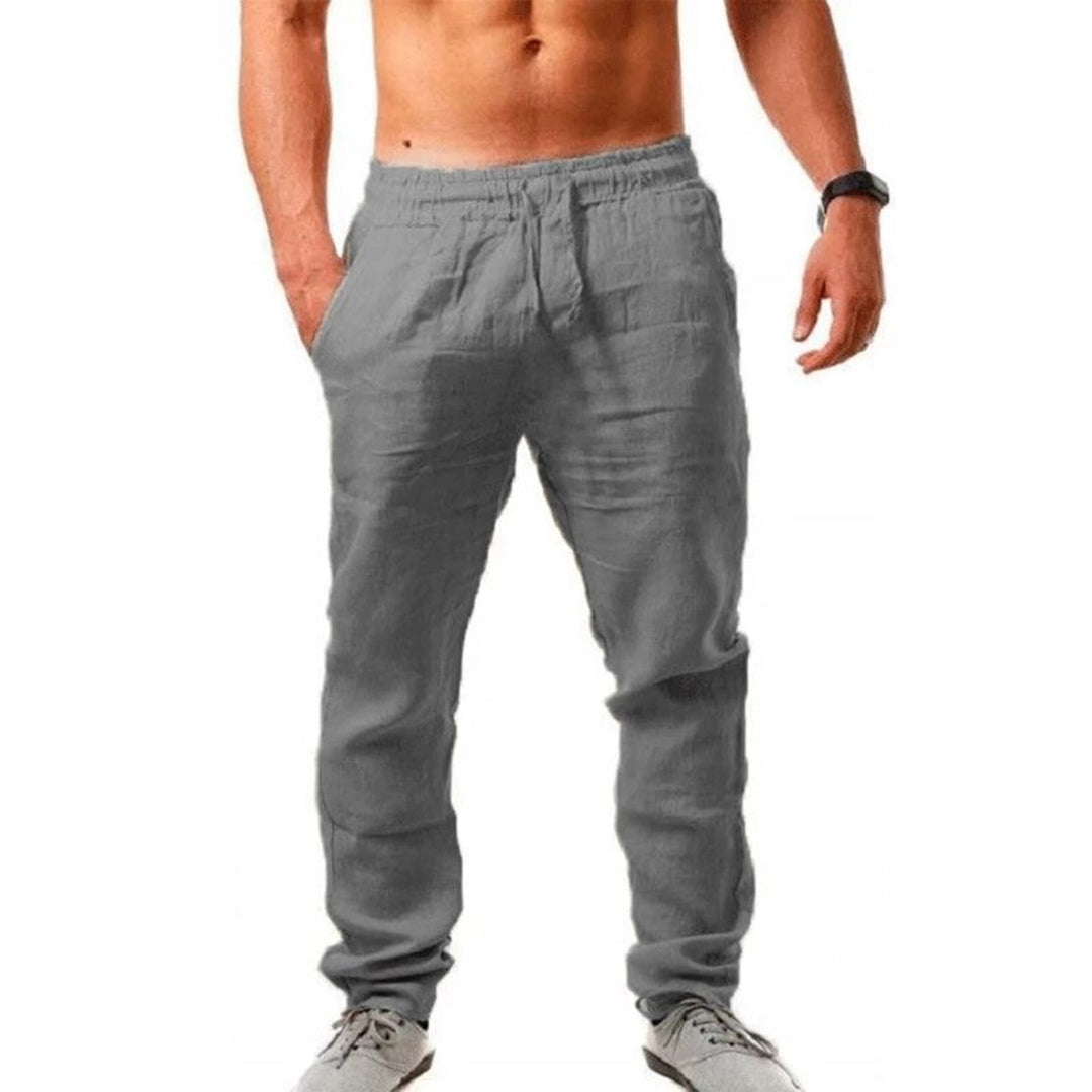 Pantalon d'été en lin pour hommes par Drake