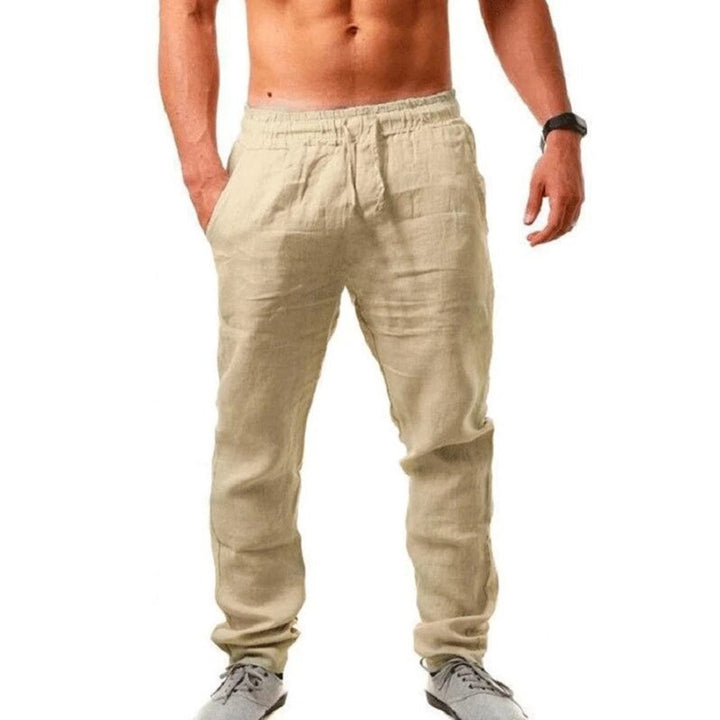 Pantalon d'été en lin pour hommes par Drake