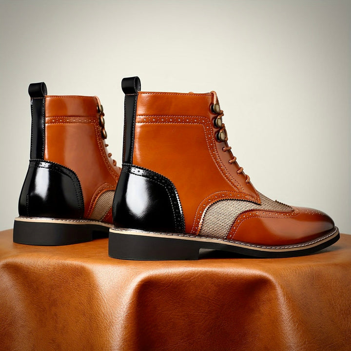 Bottes en cuir Oxford Hawk Premium pour un confort élégant