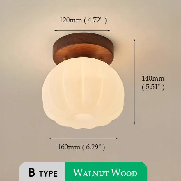 Lampe suspendue chic en forme de citrouille pour une atmosphère plus chaleureuse