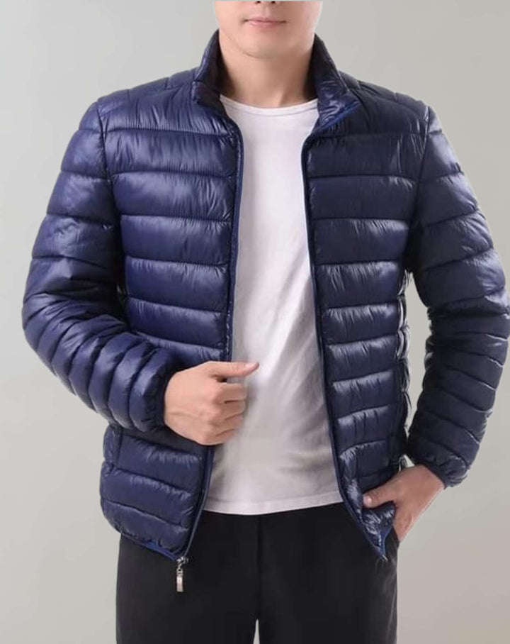 Elégante doudoune à col montant pour hommes - Christian Collection