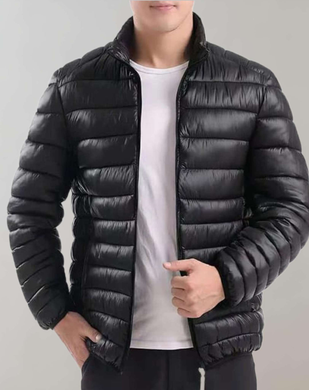 Elégante doudoune à col montant pour hommes - Christian Collection