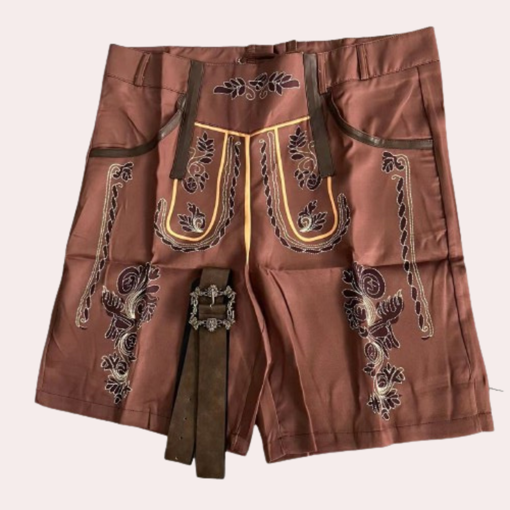 Erik - Shorts en cuir élégants pour hommes