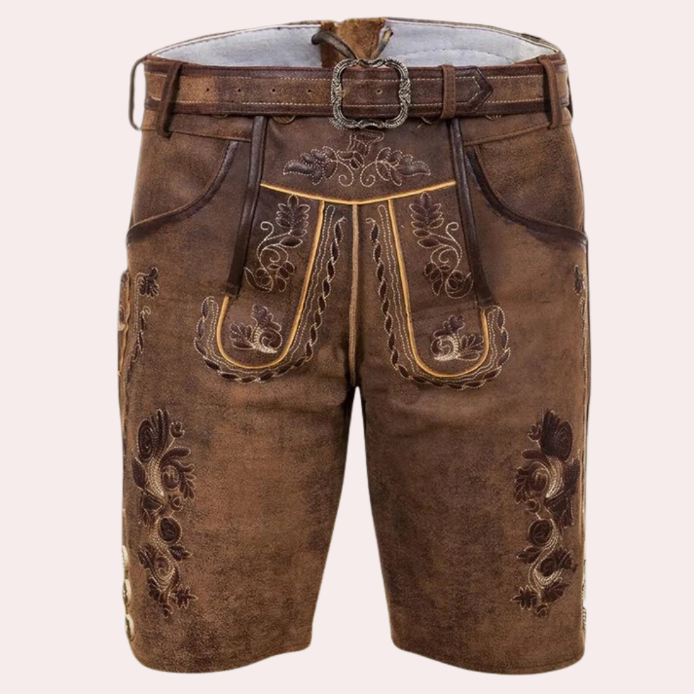 Erik - Shorts en cuir élégants pour hommes