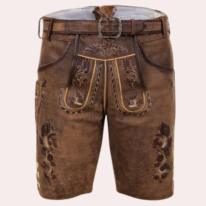 Erik - Shorts en cuir élégants pour hommes