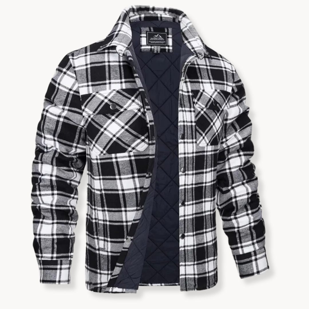 Bennett - Veste en flanelle tendance et confortable pour un hiver chaud