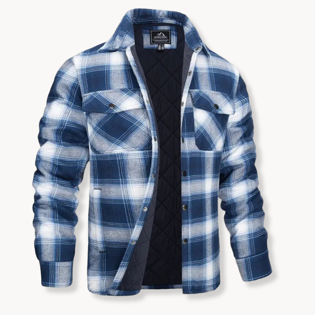 Bennett - Veste en flanelle tendance et confortable pour un hiver chaud