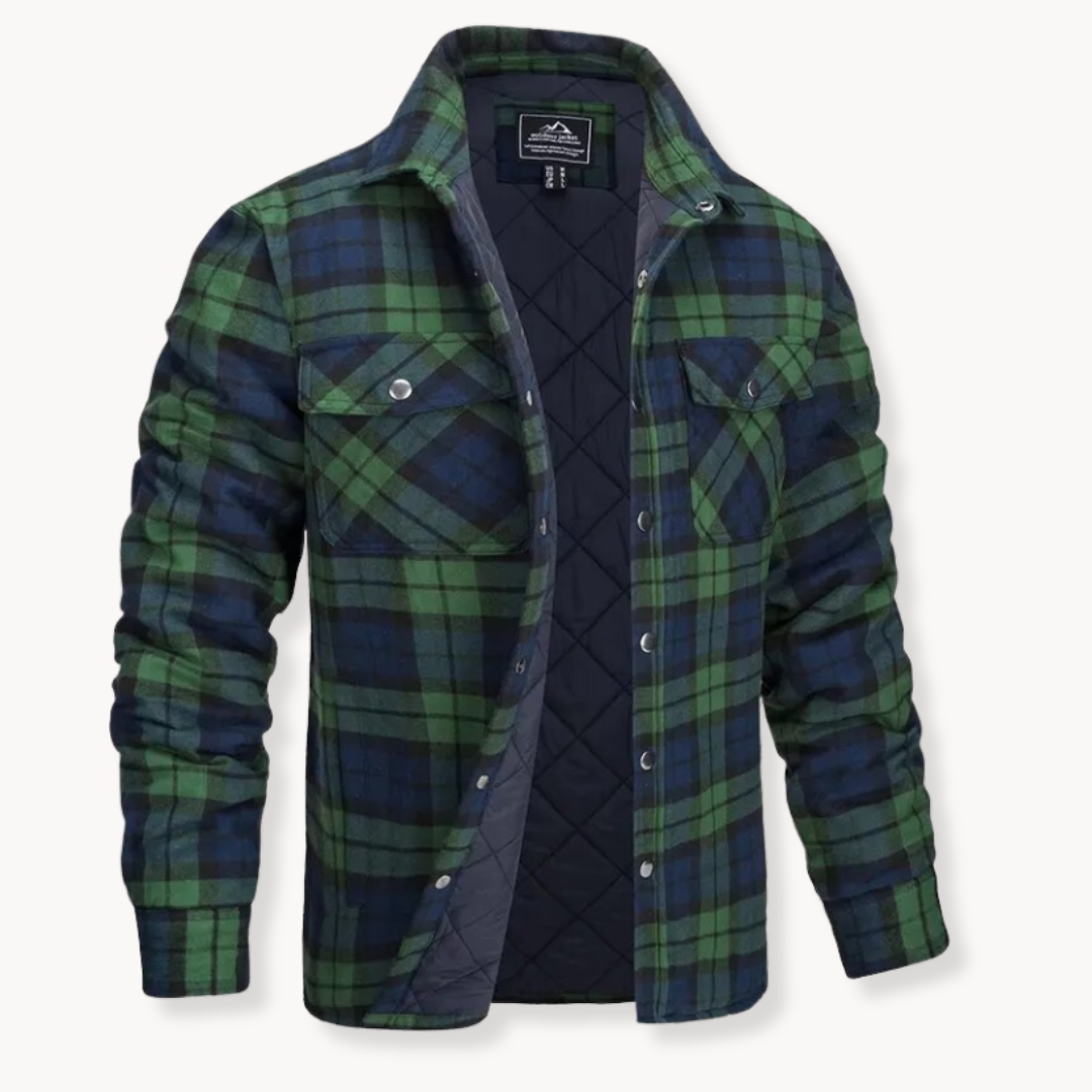 Bennett - Veste en flanelle tendance et confortable pour un hiver chaud