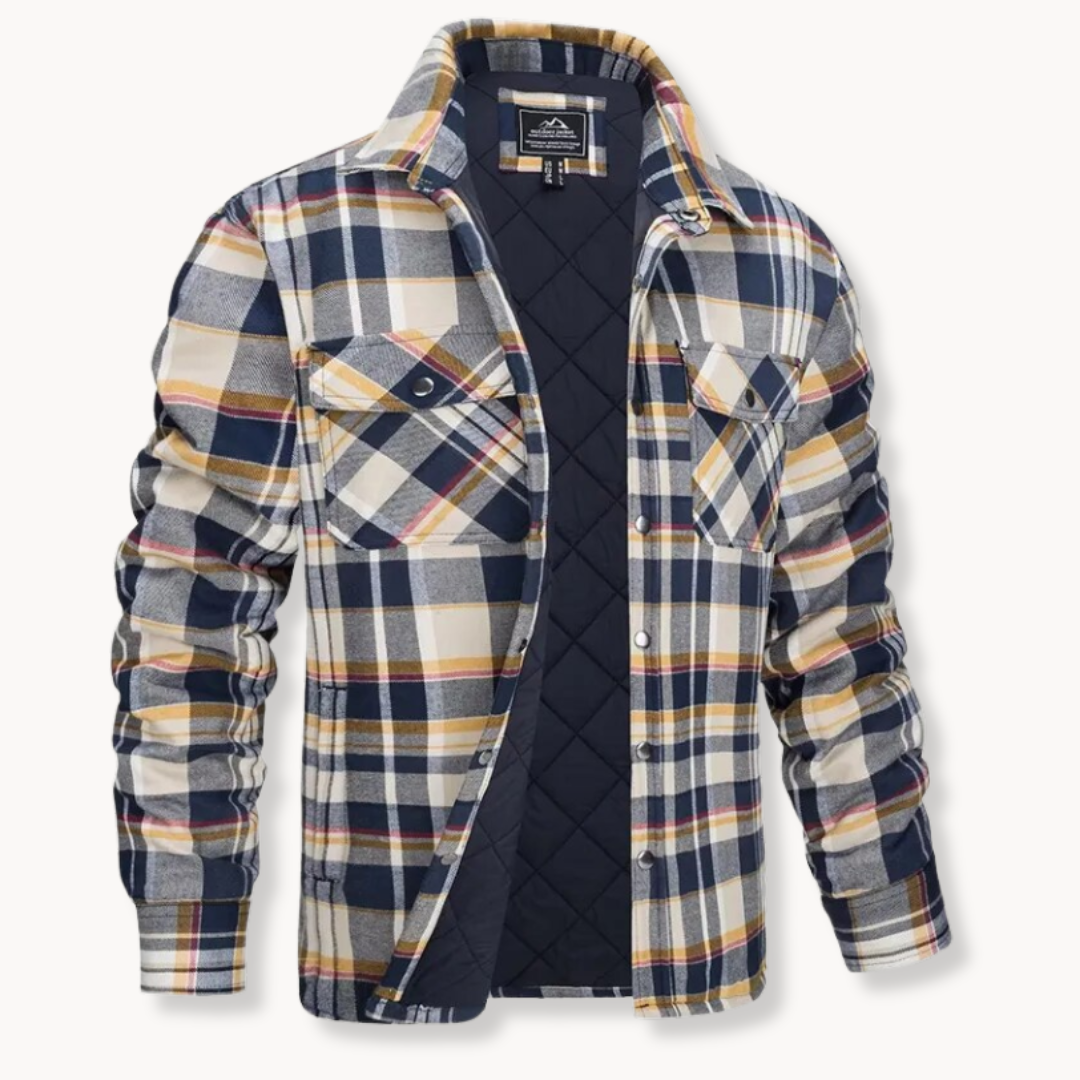 Bennett - Veste en flanelle tendance et confortable pour un hiver chaud