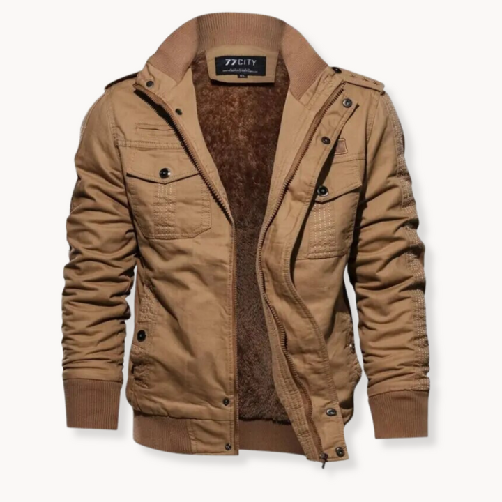 Brynson - Veste cargo stylisée en coton pour les esprits aventureux