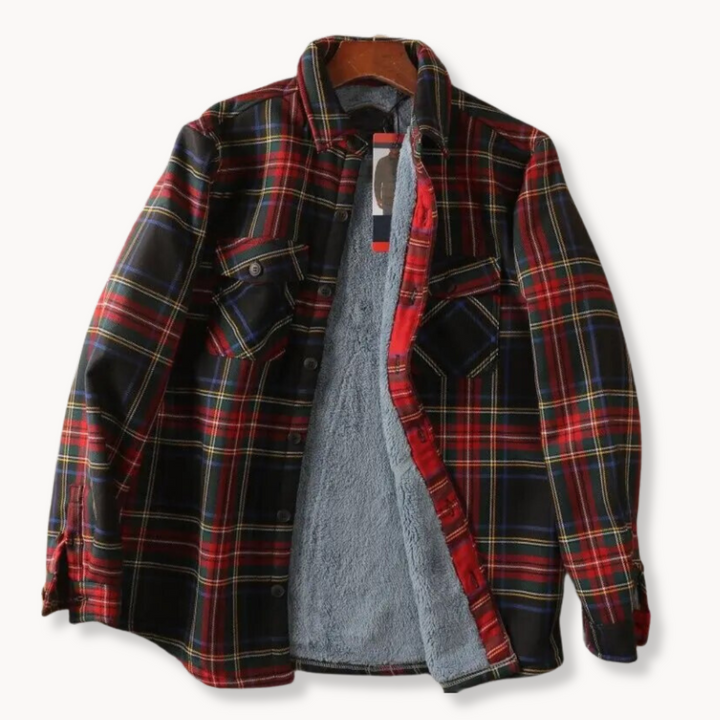Veste en flanelle élégante avec doublure douillette