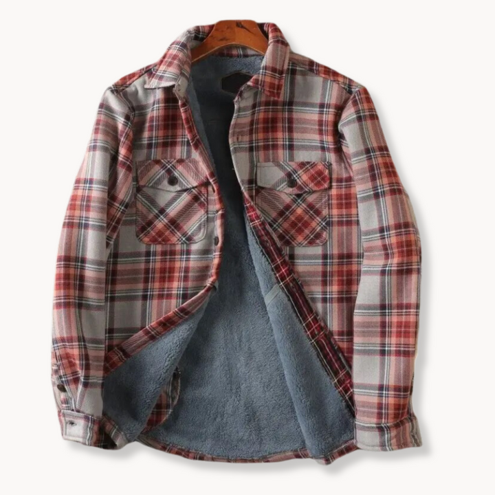 Veste en flanelle élégante avec doublure douillette