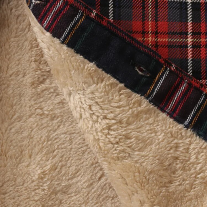 Veste en flanelle élégante avec doublure douillette