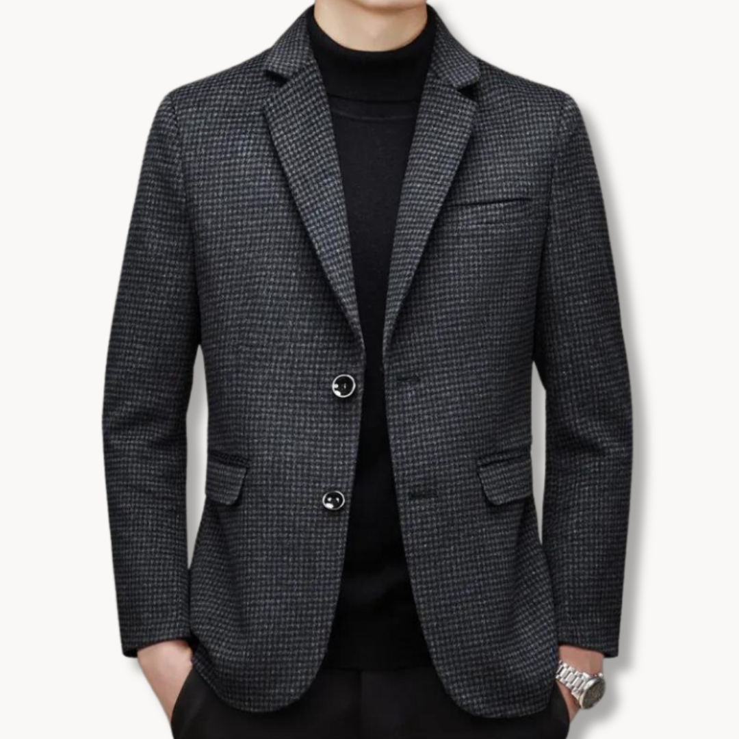 Izael | Blazer en laine de luxe à la finition élégante