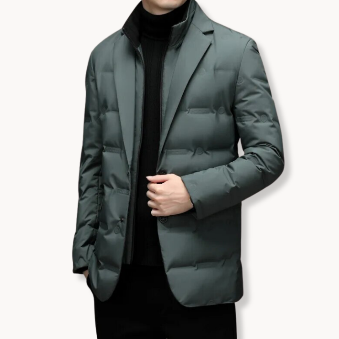 Octavius | Elegant Luxury Down Jacket with Blazer Style