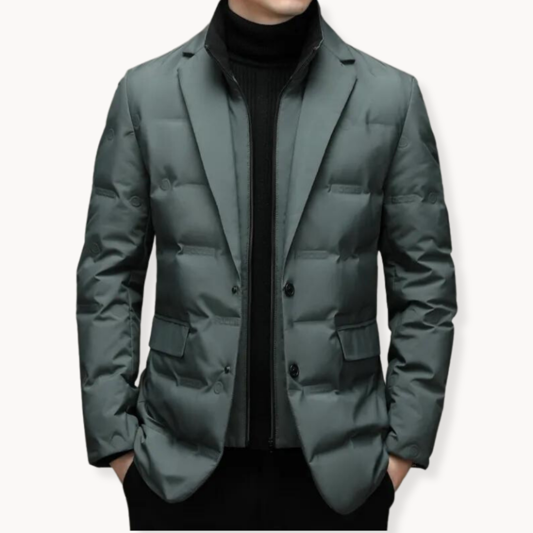 Octavius | Elegant Luxury Down Jacket with Blazer Style