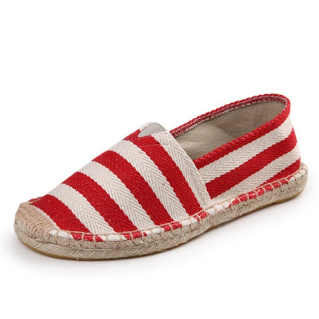Britt | Espadrilles en toile d'inspiration vintage