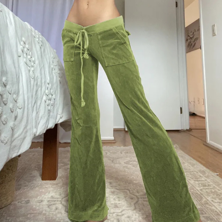 Pantalon évasé décontracté pour femmes - Miliani Collection