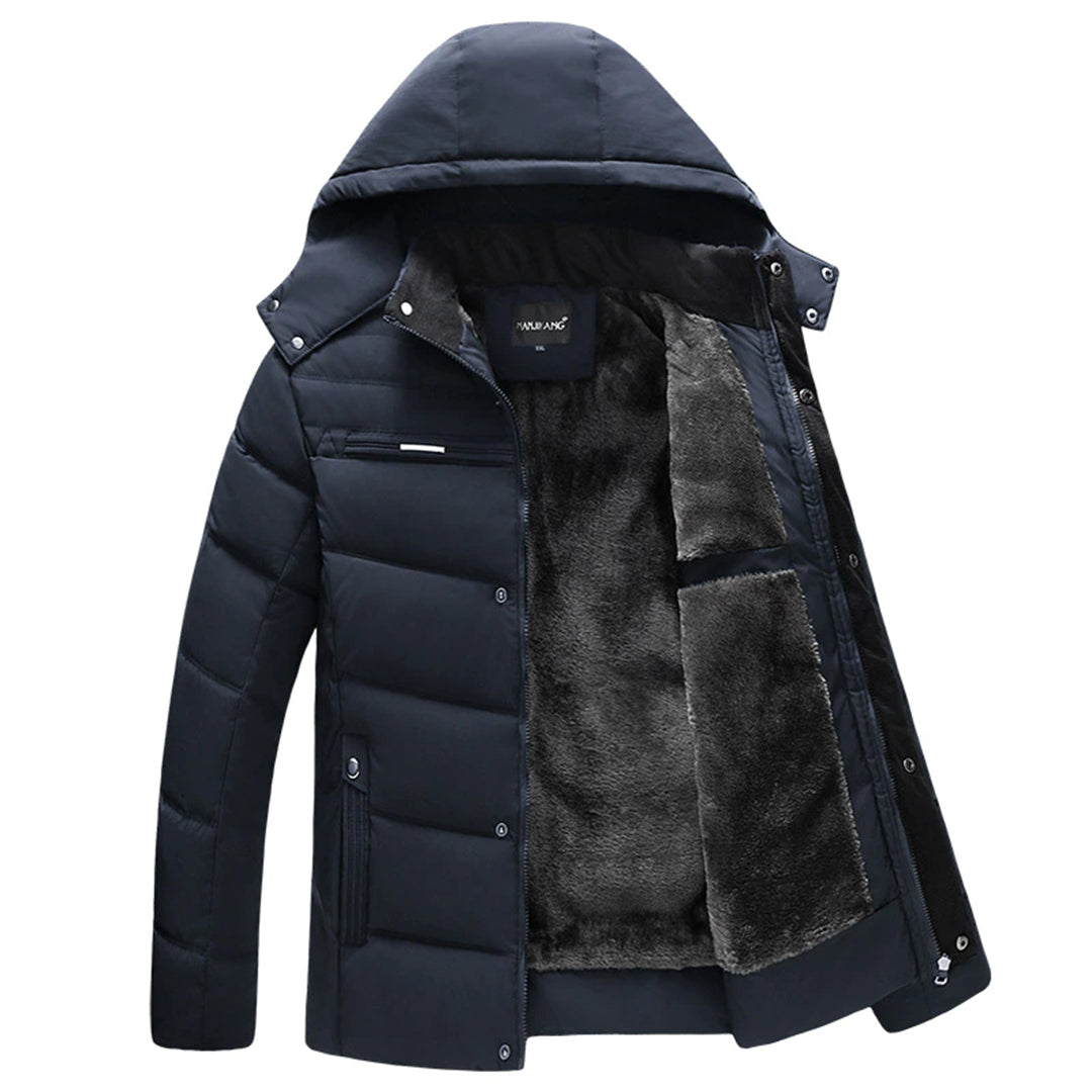 Natan | Manteau parka d'hiver pour homme avec capuche stylisée