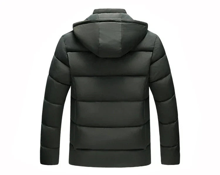 Natan | Manteau parka d'hiver pour homme avec capuche stylisée