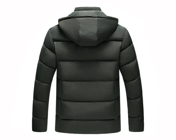 Natan | Manteau parka d'hiver pour homme avec capuche stylisée