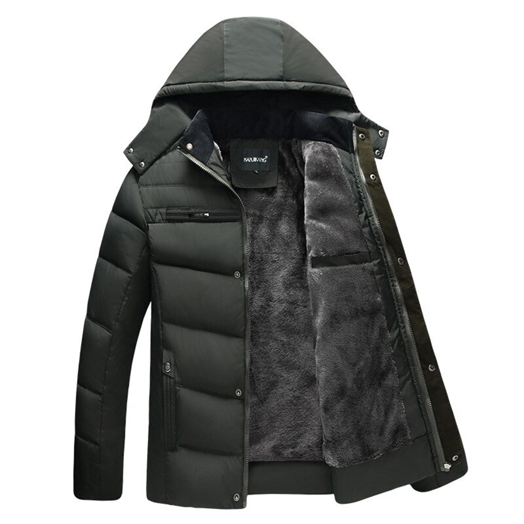 Natan | Manteau parka d'hiver pour homme avec capuche stylisée