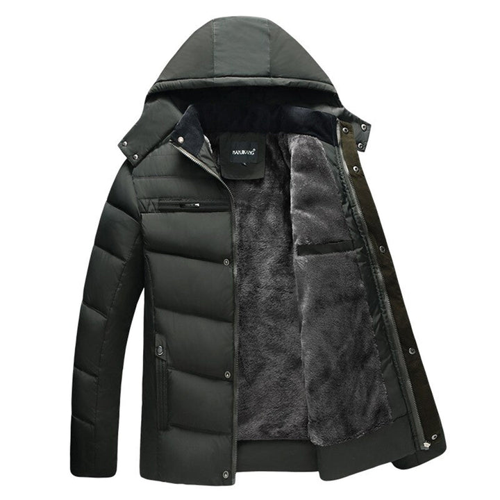 Natan | Manteau parka d'hiver pour homme avec capuche stylisée