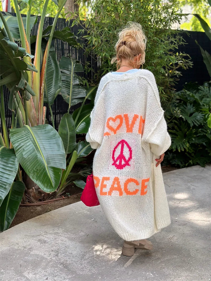 Kornelia - Gilet long stylé au design boho tendance