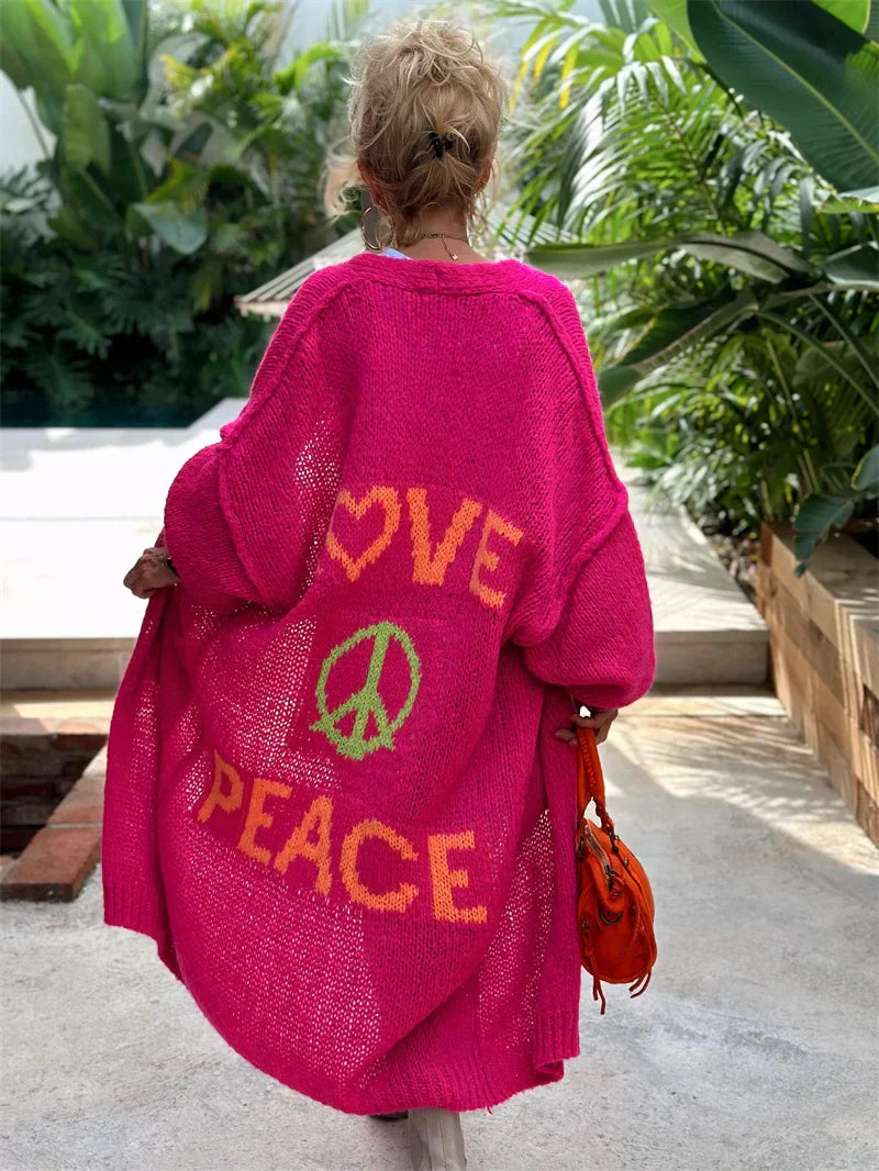Kornelia - Gilet long stylé au design boho tendance