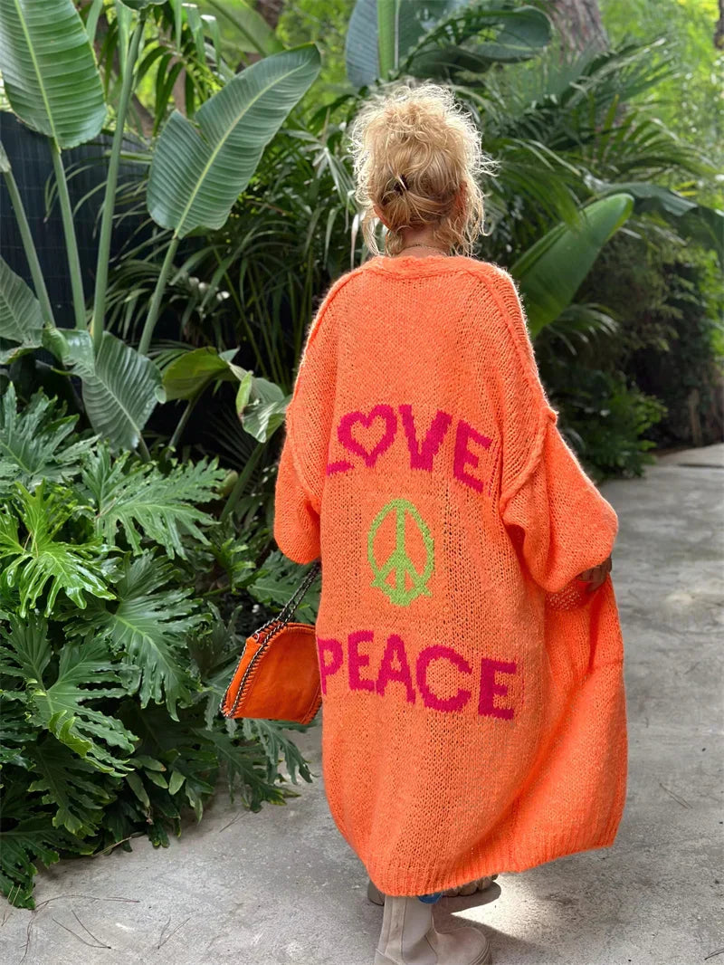Kornelia - Gilet long stylé au design boho tendance