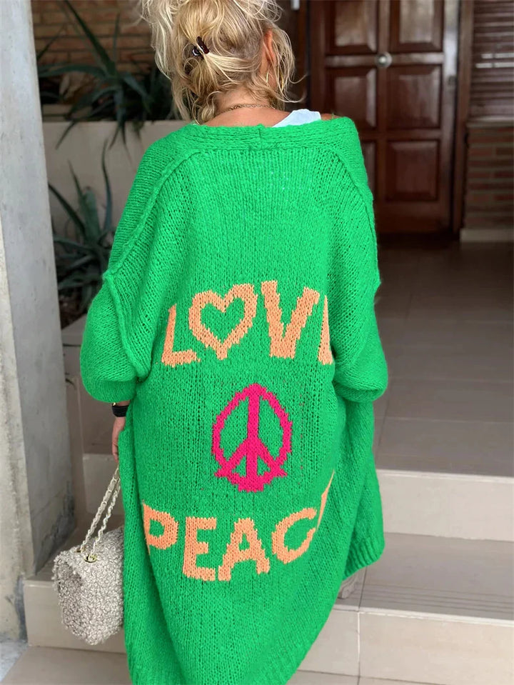 Kornelia - Gilet long stylé au design boho tendance