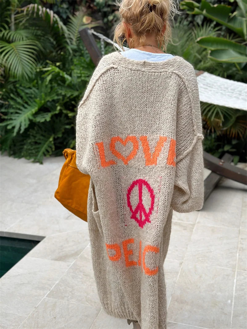 Kornelia - Gilet long stylé au design boho tendance