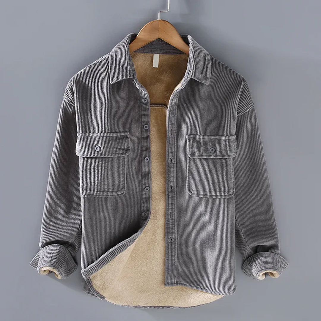 Manteau de printemps en velours côtelé pour hommes - Alex Collection