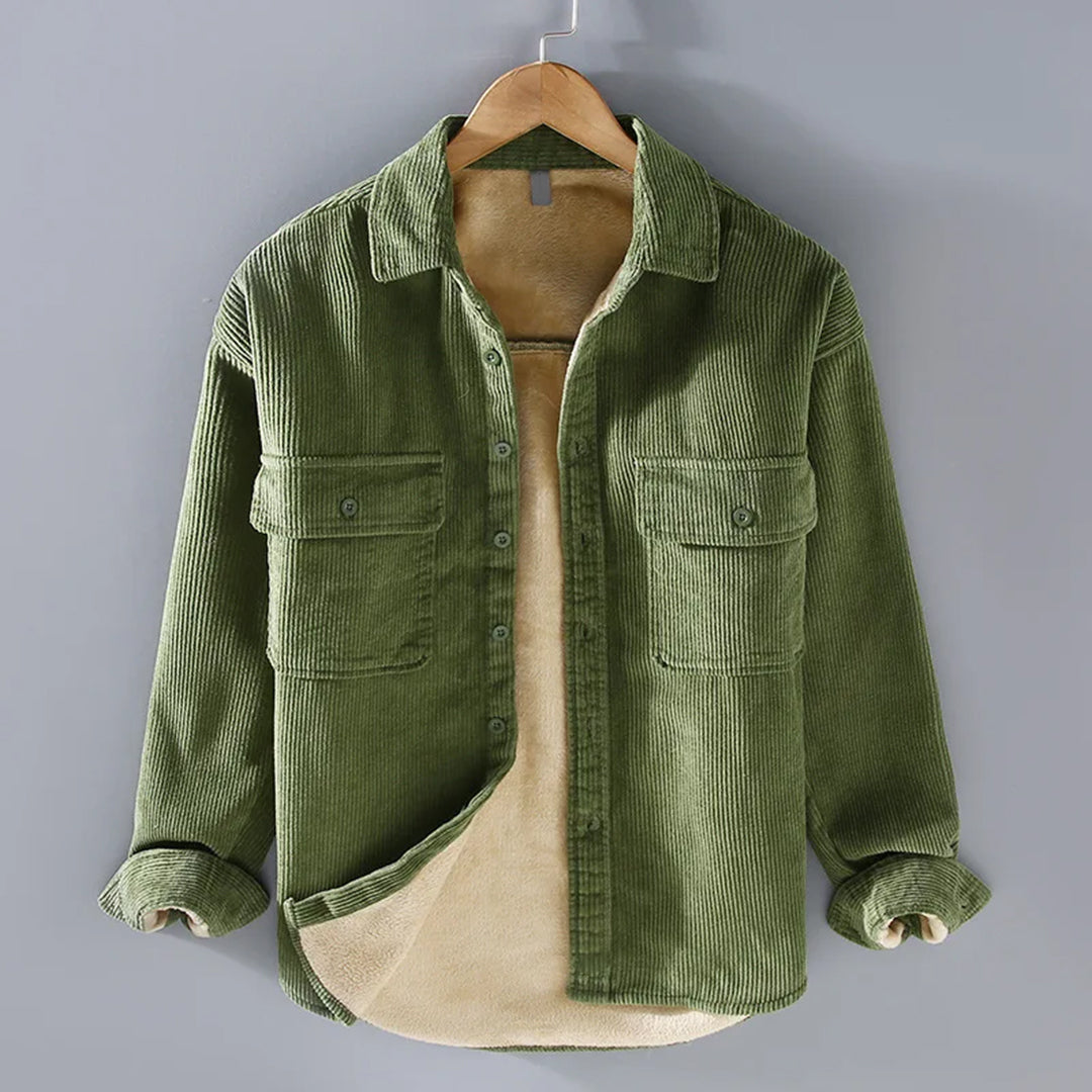Manteau de printemps en velours côtelé pour hommes - Alex Collection