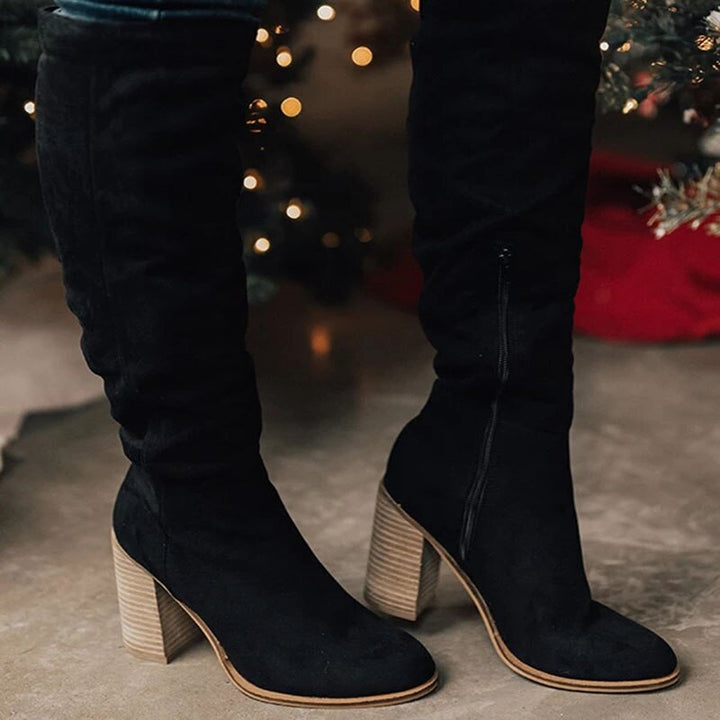 Hailey | Bottes élégantes à talon surélevé pour femmes