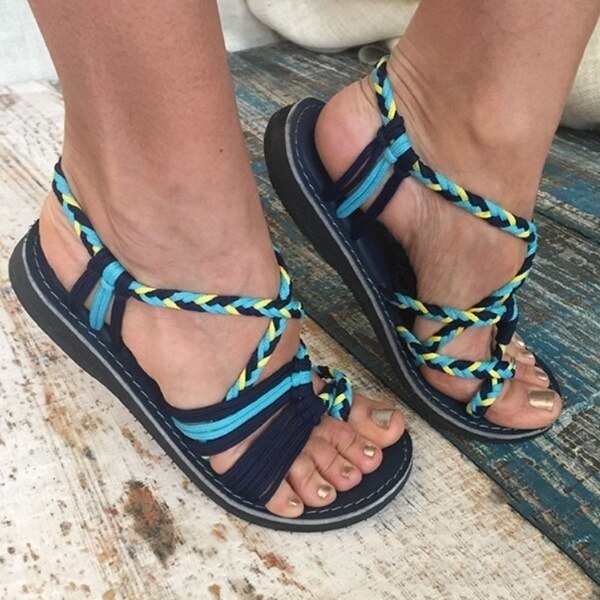 Lotte | Sandales à velcro élégantes et décontractées