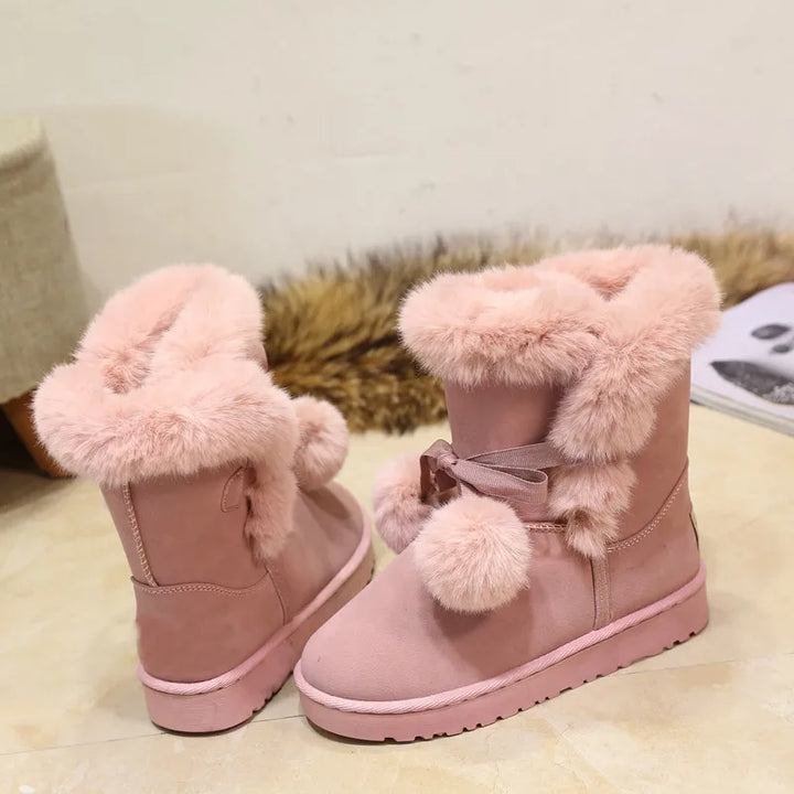 Bottes élégantes en fourrure pour femmes - Ina Fashion