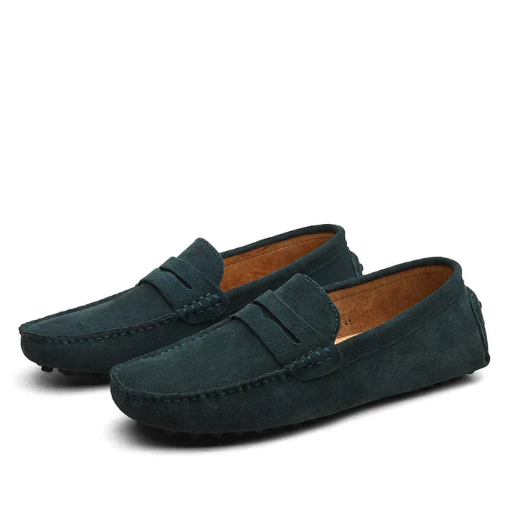 Elin | Mocassins élégants en daim italien