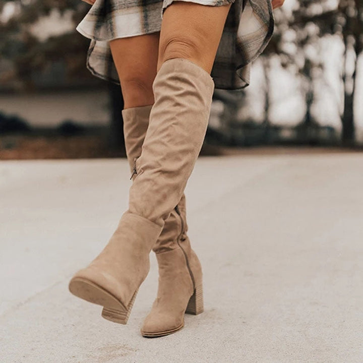 Hailey | Bottes élégantes à talon surélevé pour femmes