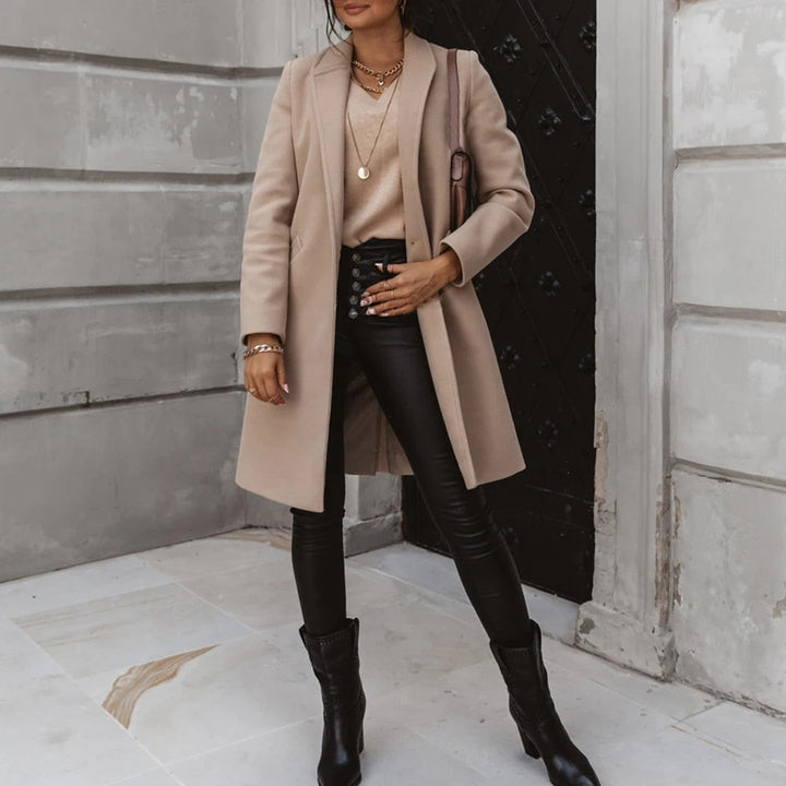 Britannia | Veste longue élégante en laine pour un look intemporel