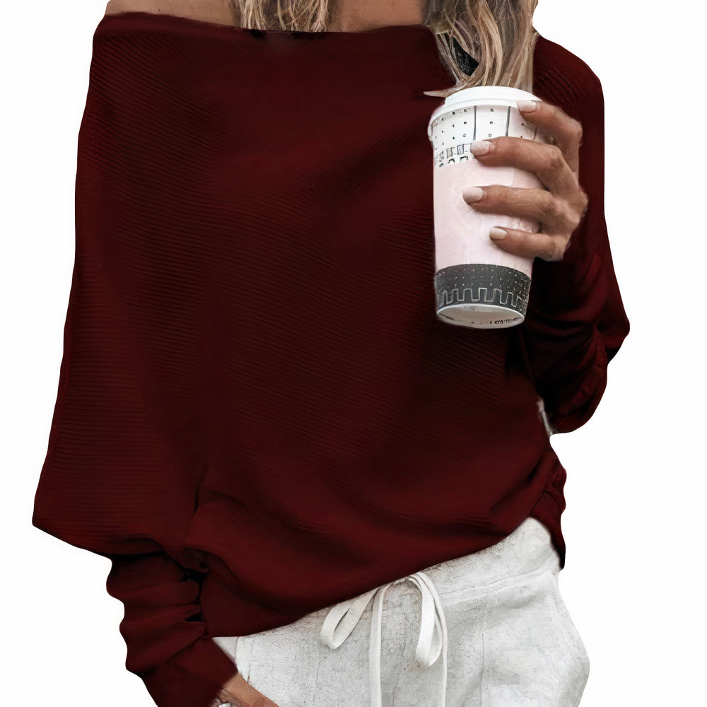 Henriette - Pull élégant pour femmes avec un design décolleté très tendance