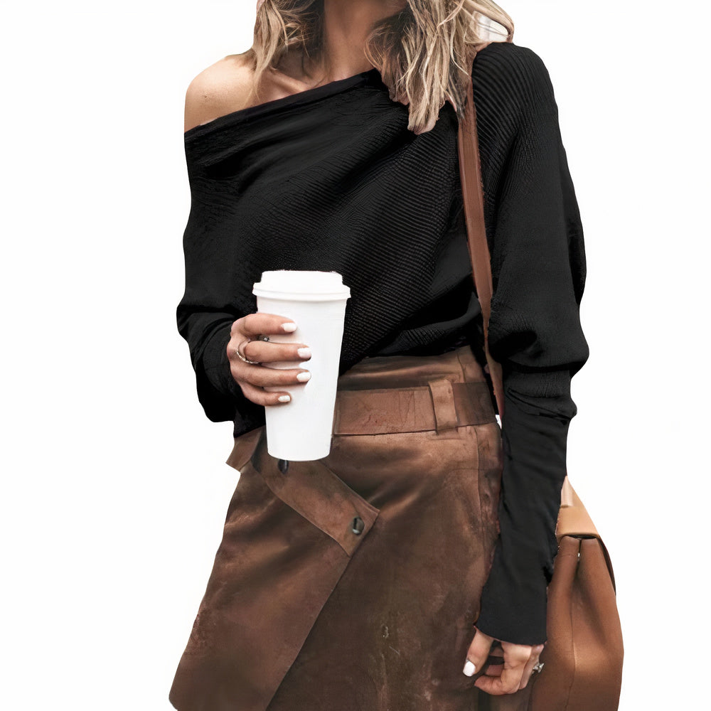Henriette - Pull élégant pour femmes avec un design décolleté très tendance