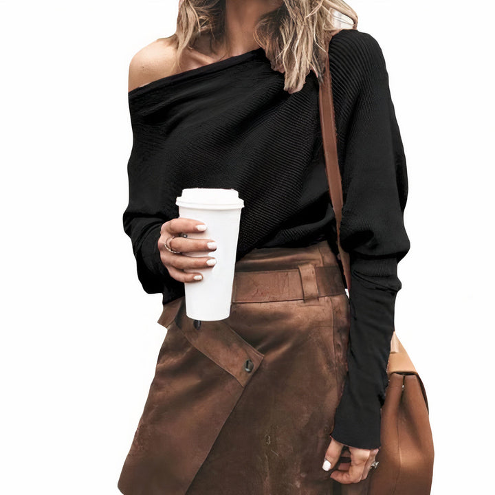 Henriette - Pull élégant pour femmes avec un design décolleté très tendance