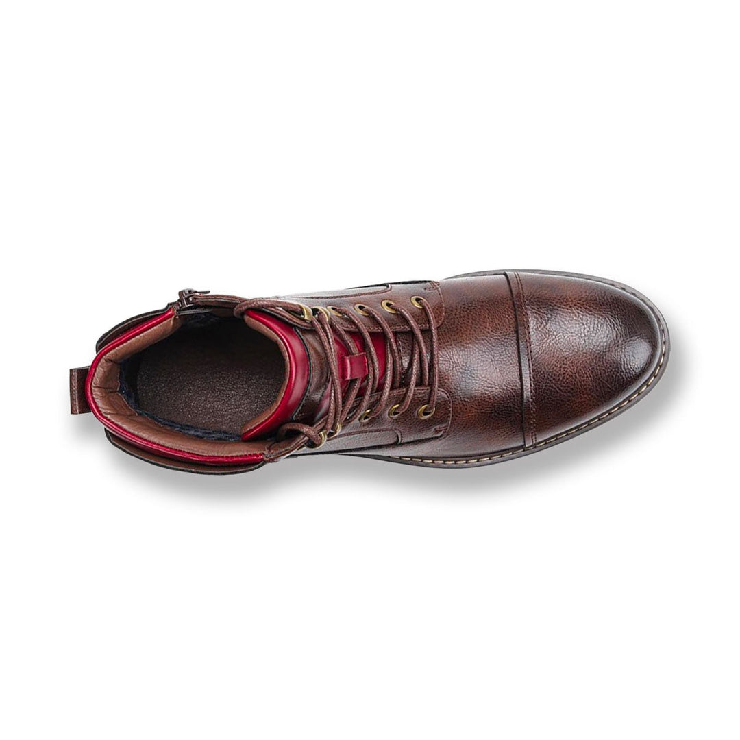 Élevez votre style avec les bottes Oxford en cuir de première qualité Aaron | Exquise, fabriquée à la main