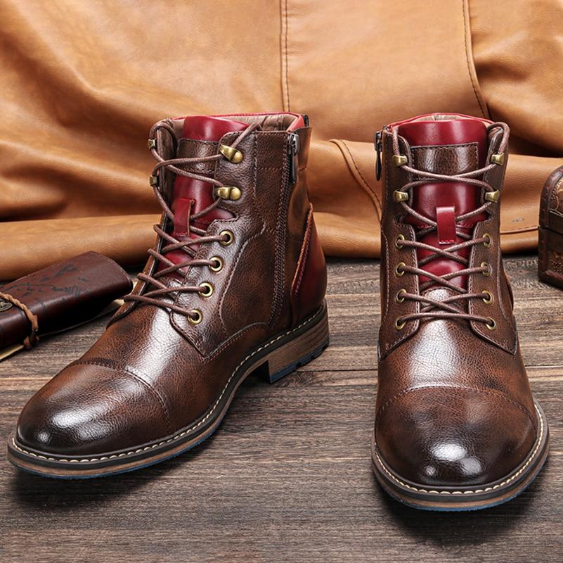 Élevez votre style avec les bottes Oxford en cuir de première qualité Aaron | Exquise, fabriquée à la main