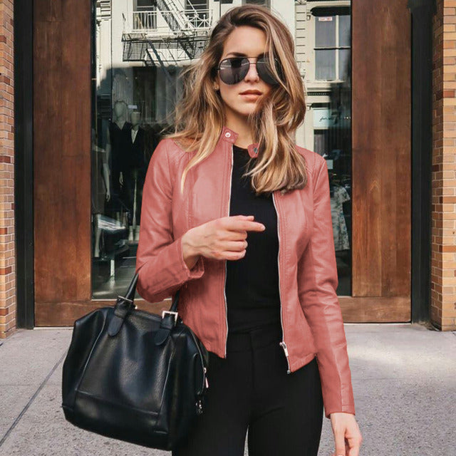 Liana | Veste en cuir chic et confortable