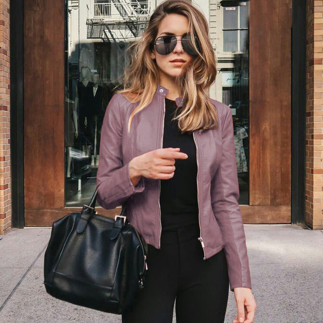 Liana | Veste en cuir chic et confortable