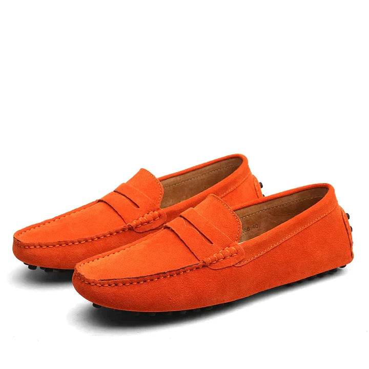 Elin | Mocassins élégants en daim italien