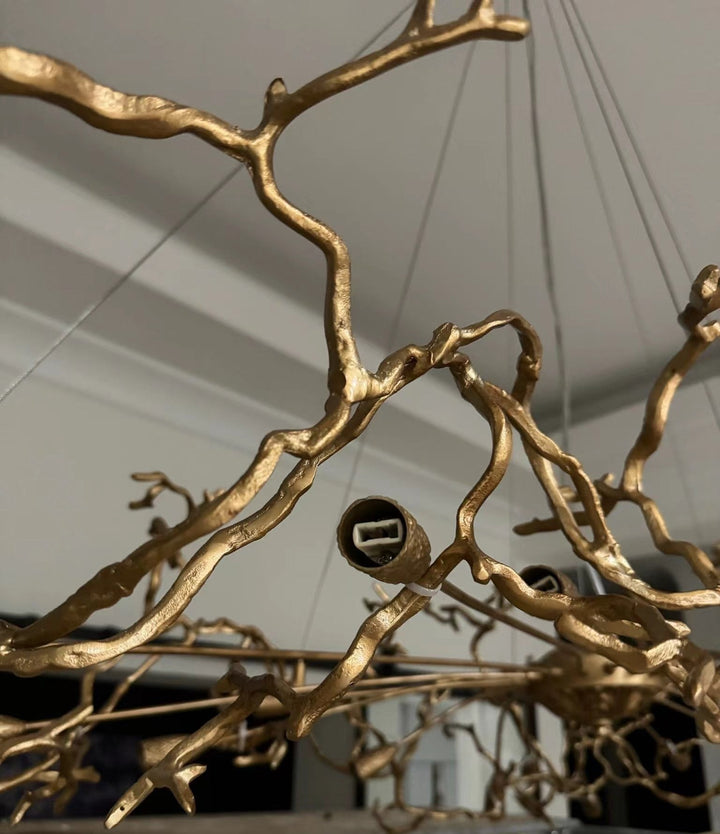 Lustre de luxe en cristal français pour une atmosphère élégante