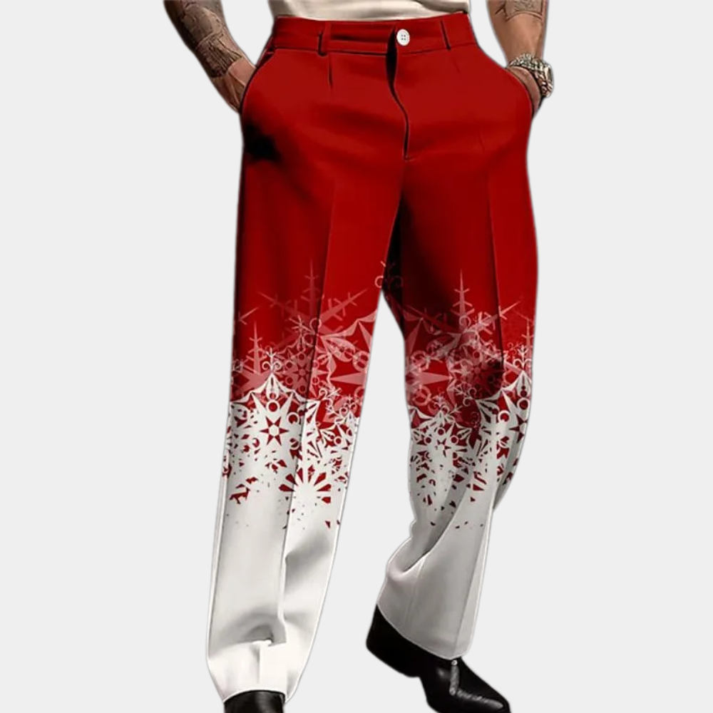 Pantalons de Noël élégants pour des fêtes délicieuses - MANUELO